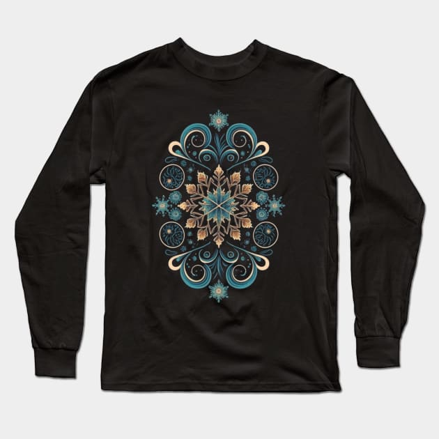 Snowflake Long Sleeve T-Shirt by Word and Saying